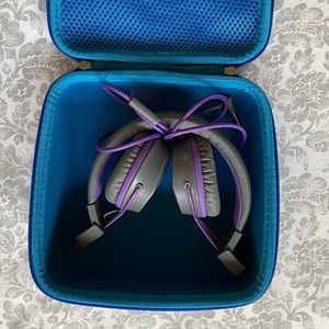 JLab JBuddies Studio On-Ear Kids Wired Headphones with Hermitshell Travel Case